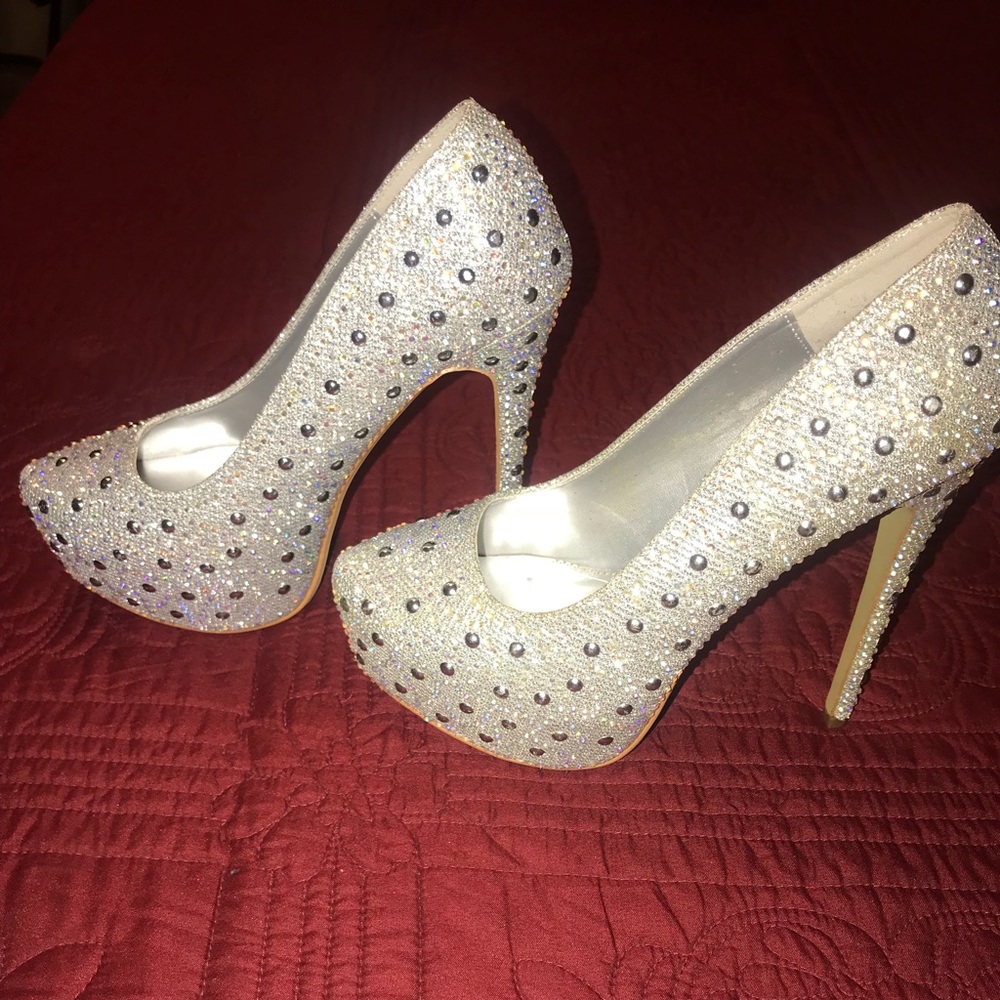 Sparkle Platform High Heels